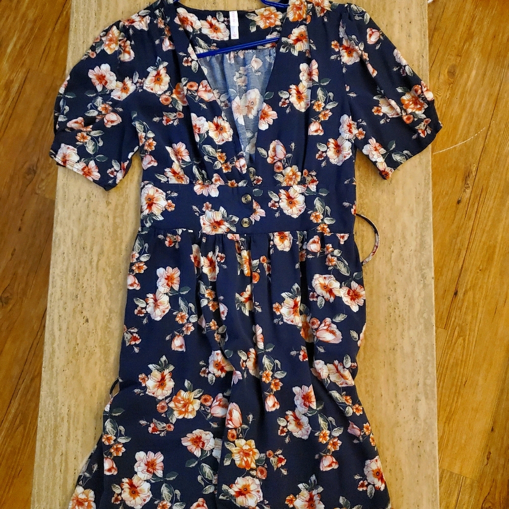 Floral mini dress